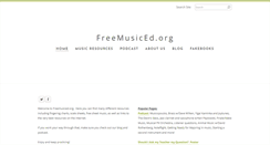 Desktop Screenshot of freemusiced.org