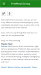 Mobile Screenshot of freemusiced.org